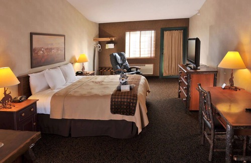 St. Joseph Hotel | Relaxing King Room at Stoney Creek St. Joseph with Pool