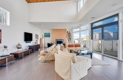 Westhampton House | Modern Westhampton Home with Private Pool and Ocean Views