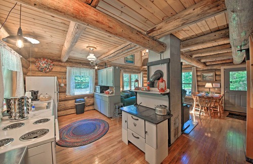 Bonners Ferry Cabin | Pet-Friendly Moyie Riverfront Cabin with Spa and Breakfast