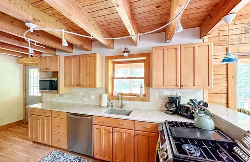 Standish House | Upscale Retreat with Beach Access & Pool on Serene Acres