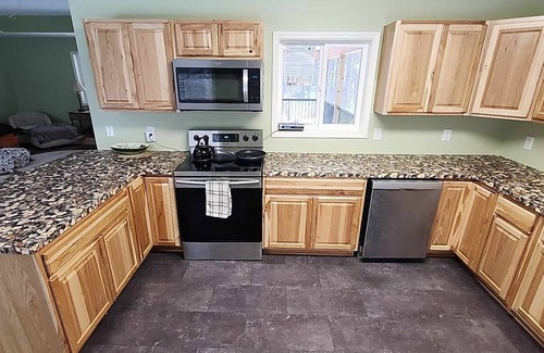 Frankfort House | Explore Pine Ridge Retreat: Pet-Friendly Getaway Near Lake
