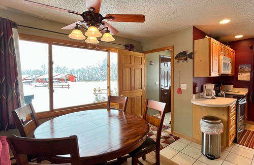 Clark House | Experience the beauty of the Elk River with semi-private fishing access