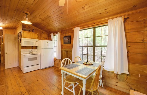 Vein Mountain Apartment | Relaxing Marion Cabin with Hot Tub & Nature Trails Await!