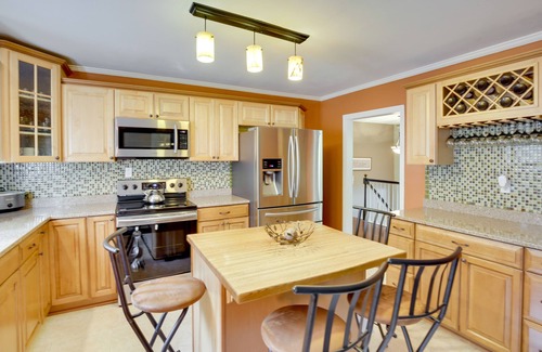 Waterville House | Waterville Home Rental: Private Yard, Deck & Great Reviews
