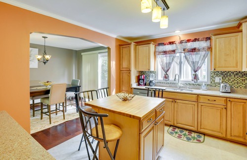 Waterville House | Waterville Home Rental: Private Yard, Deck & Great Reviews