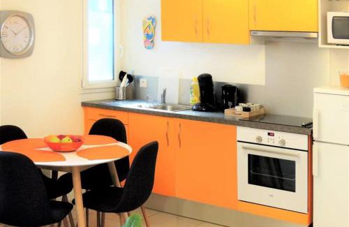 Saint-Martin-d'Heres Apartment | Convenient Stay at F2 The Patio Garden with Free Parking