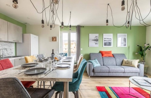 La Glaciere Apartment | Cosy F5 Champfleuri C Garage Near Michelin Headquarters