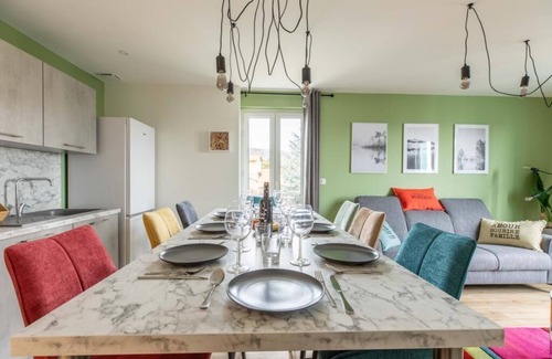 La Glaciere Apartment | Cosy F5 Champfleuri C Garage Near Michelin Headquarters