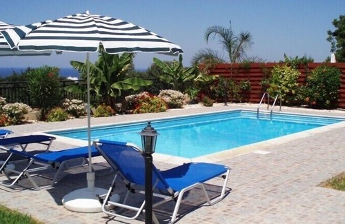 Kissonerga Villa | FAB. SPACIOUS VILLA! SEA/SUNSET VIEWS-SPACIOUS, ENSUITE BEDROOMS, POOL, PARKING