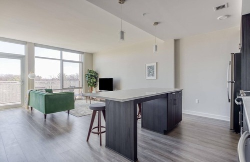 Falls Church Apartment | Elegant Fairfax 1BR with Gym & Pool, Near Theater