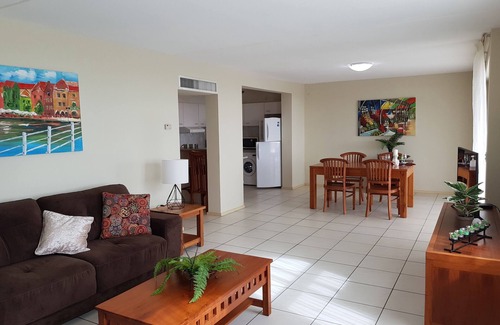 Piscadera Apartment | Fabulous ocean view, walk to beaches, restaurant, in a secured apartment resort.