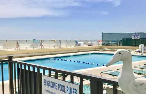 Myrtle Beach Condo | Oceanfront Escape: Brigadune with Pool & Ocean Views!