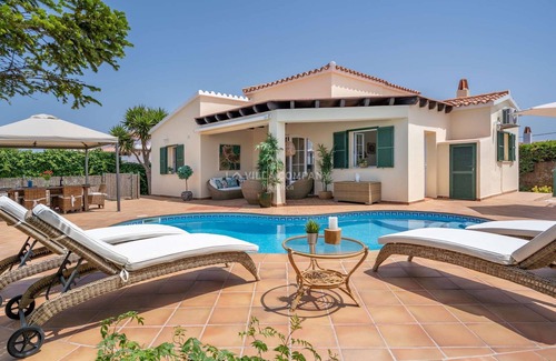 Cala en Porter Villa | Beautiful Villa Steps from the Beach with Ocean Views