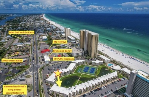 Panama City Beach Condo | Gulf View Condo: Stylish 2 King Suites & Oceanfront Bliss