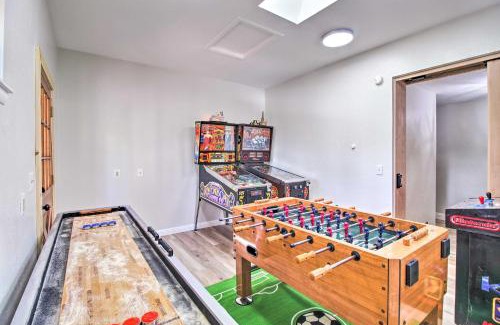 Pinetop House | Inviting Pinetop Creekside Cabin with Secret Game Room