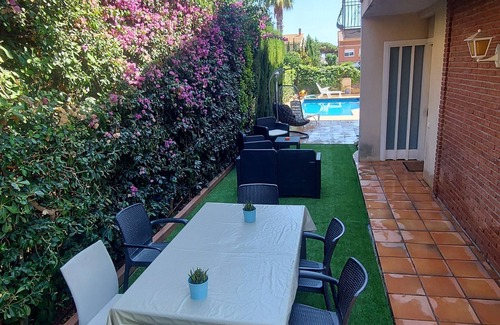 Sant Vicenc de Montalt House | Family Retreat with Pool Steps from the Beachfront