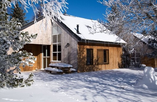 Saint-Denis-en-Margeride Ski Chalet | Cozy Family Chalet in Pine Forest at Les Bouviers