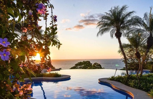 Papagayo Peninsula Villa | Family friendly villa, cliff side gazebo, stunning ocean sunsets, golf cart , private beach club