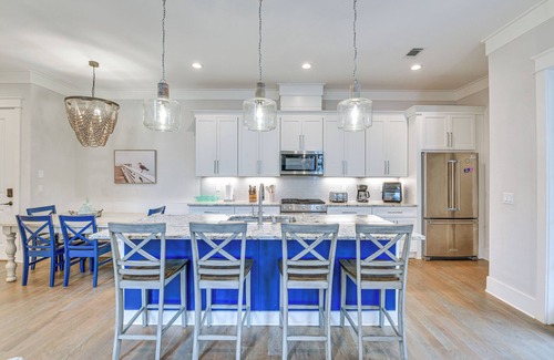 Lakeside at Blue Mountain Beach House | Modern Santa Rosa Home Steps from the Beach with Ocean View