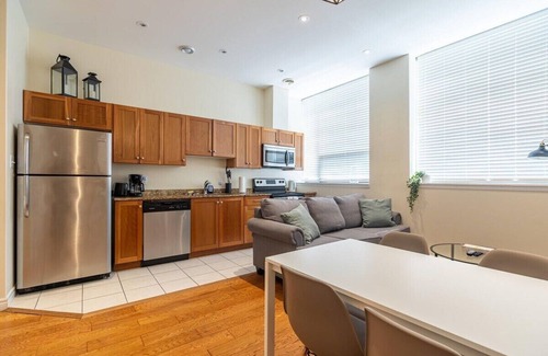 South End Apartment | Family Friendly Downtown Loft with AC