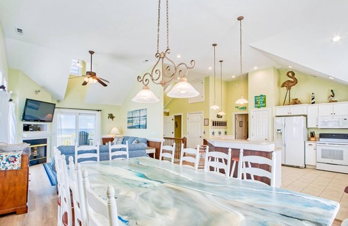 Wind Over Waves House | Family-Friendly Home with Free WiFi, Private Pool/Hot Tub, & Sound Access