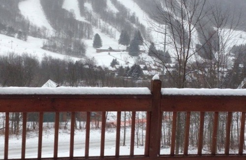 Blodgett Mills House | Family-Friendly Log House Near Greek Peak with Great Amenities
