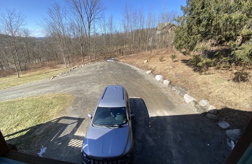 Blodgett Mills House | Family-Friendly Log House Near Greek Peak with Great Amenities