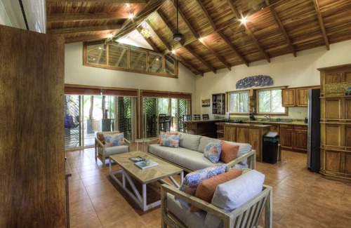 Nosara House | Family Oasis Steps from Playa Guiones with Ocean View