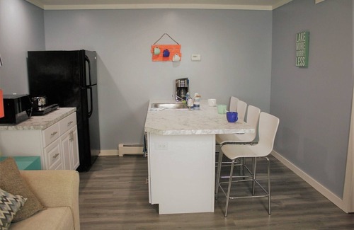 Alpena Apartment | Family-Run Vacation Suite Steps from Lake Huron Beach