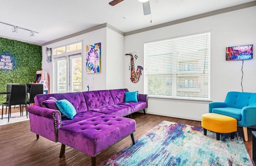 South Main Apartment | Experience the Unique Purple Las Vegas Hotel with Arcade Fun