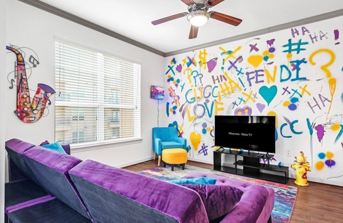 South Main Apartment | Experience the Unique Purple Las Vegas Hotel with Arcade Fun