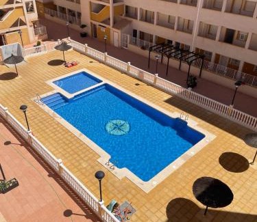 Mar de Cristal Apartment | Beautiful Atico Mar de Cristal: 4-Star Poolside Retreat