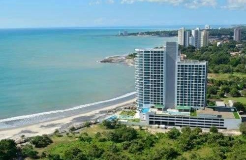 Nueva Gorgona Apartment | Beachfront Condo with Pool & Mountain Views, Rated 9.4/10