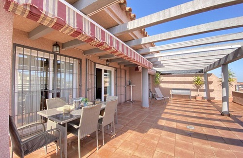 Sanlucar de Barrameda Apartment | Cozy Attic Retreat with Ocean Views, Pool & Paddle Access