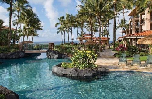 Koloa Villa | FANTASTIC! Ocean View Marriott Waiohai beach club 2 BDRM villa