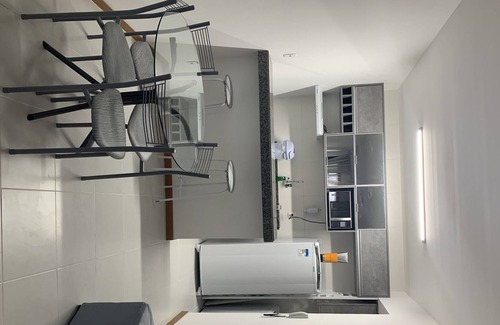 Caminho das Arvores Apartment | Stylish Paris Apartment with Pool in Salvador's Heart