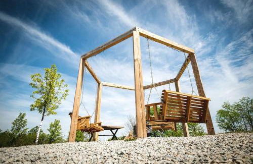 Logan Other | Fantastic Secluded Tented Cabin with Fire Pit in Logan, Ohio