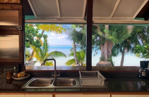 Moorea-Maiao Cottage | Beachfront Cottage Fare Eimeo - Rated 10/10 with Ocean View