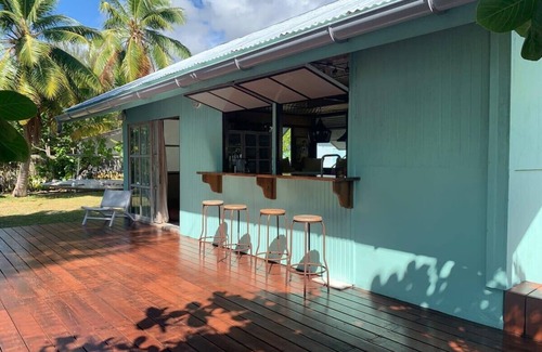 Moorea-Maiao Cottage | Beachfront Cottage Fare Eimeo - Rated 10/10 with Ocean View