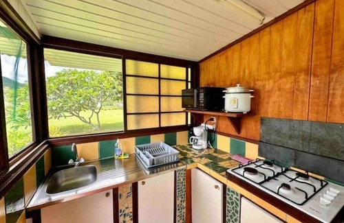 Moorea-Maiao House | Fare Mahana: Beachfront Retreat with Tahiti Views