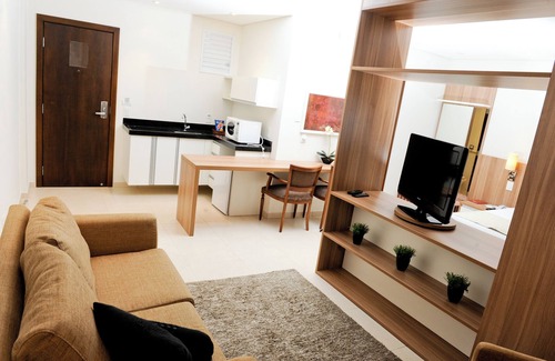 Sao Jose do Rio Preto Apartment | Faria Lima Flat Service: Guest Rated 9.2 with Pool & Dining