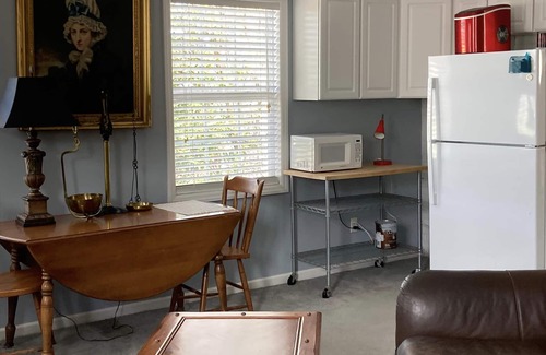 Mocksville Apartment | Cozy Farmhouse Retreat in Historic Mocksville, NC