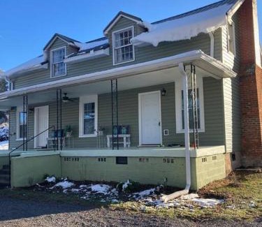 Johnson City House | Inviting Farmhouse with Game Room, Fire Pit & Creekside Fun