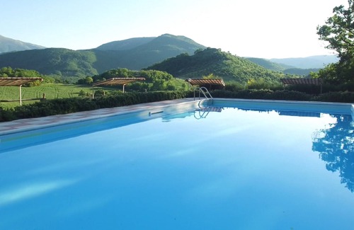Acqualagna Apartment | Idyllic Farmhouse with Pool in Montefeltro's Nature