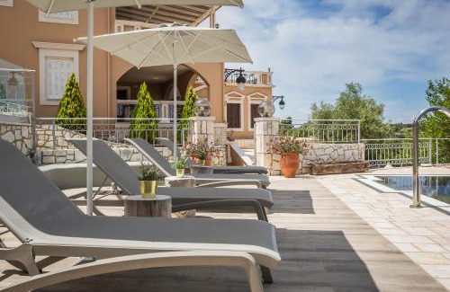Matsoukata Apartment | Elegant Faros Residence for Adults with Oceanfront Pool