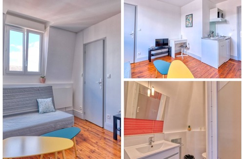 Saint-Quentin Apartment | Cosy Faubourg d'Isle Studio near Station & IUT