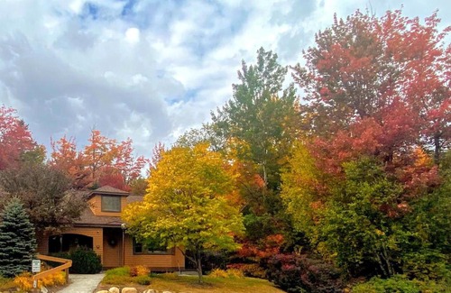 Bretton Woods House | FC14 Slopeside Bretton Woods cottage with AC large patio and private yard Walk to slopes