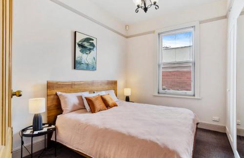 North Hobart House | Elegant Federation Home with Hot Tub in Central Location
