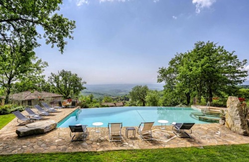Castellina in Chianti House | Federico Farmhouse: Pool, Jacuzzi & Panoramic Chianti Views