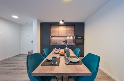 Waggershausen Apartment | Relaxing Retreat at Ferienappartementhaus Stock Nr. 2
